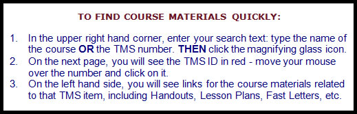 3 Steps on Finding Course Materials Quickly
