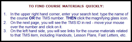 3 Steps on Finding Course Materials Quickly